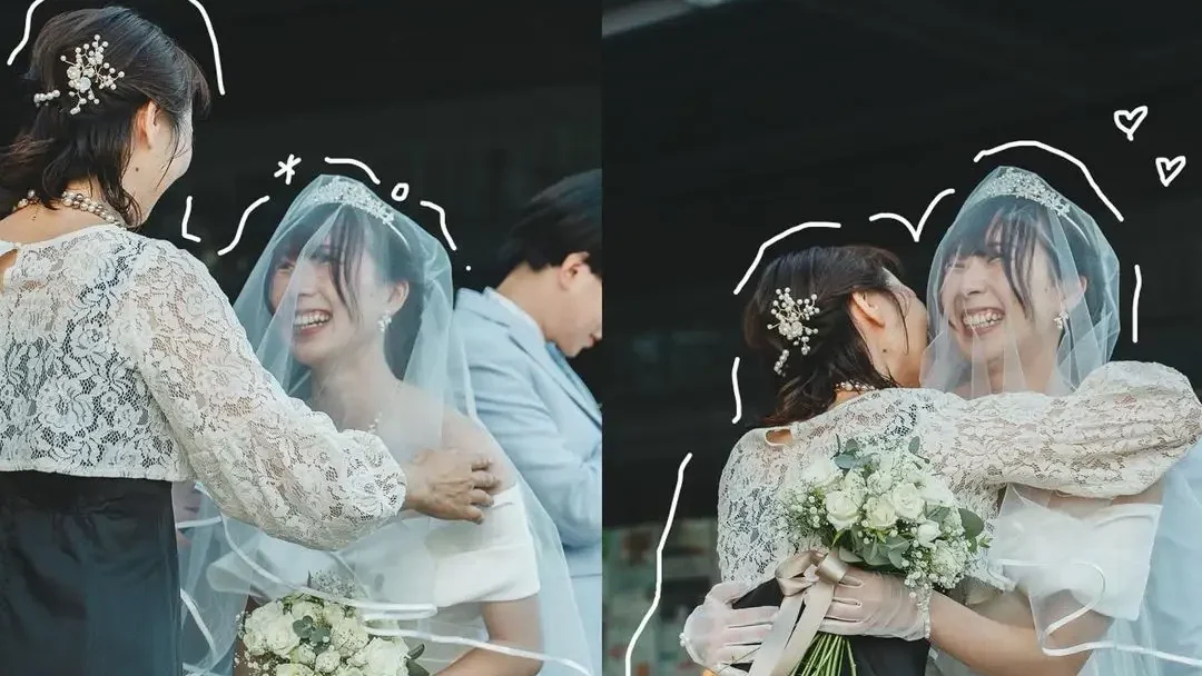 花嫁の母からベールダウンのセレモニー