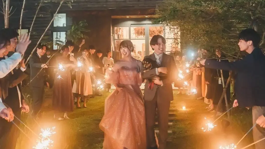 ナイトウェディング アウトドアウェディング